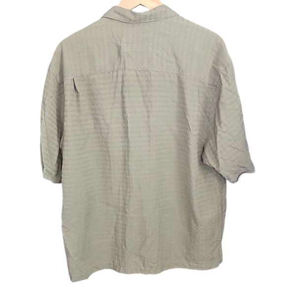 Jamaica Jaxx 100% Silk Casual Button Front Shirt Sz L Tropical Coastal Resort - Picture 2 of 16